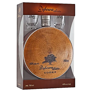 Picture of Vodka Debowa Polska Buklak + 2 Kieliszki 0.7L (Case=6)